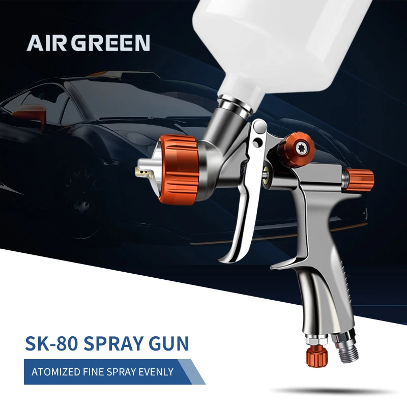 Original SICO SK-80 Sheet Metal Paint Varnish Primer High Atomization Pneumatic Spray Gun Air Spray  Gun