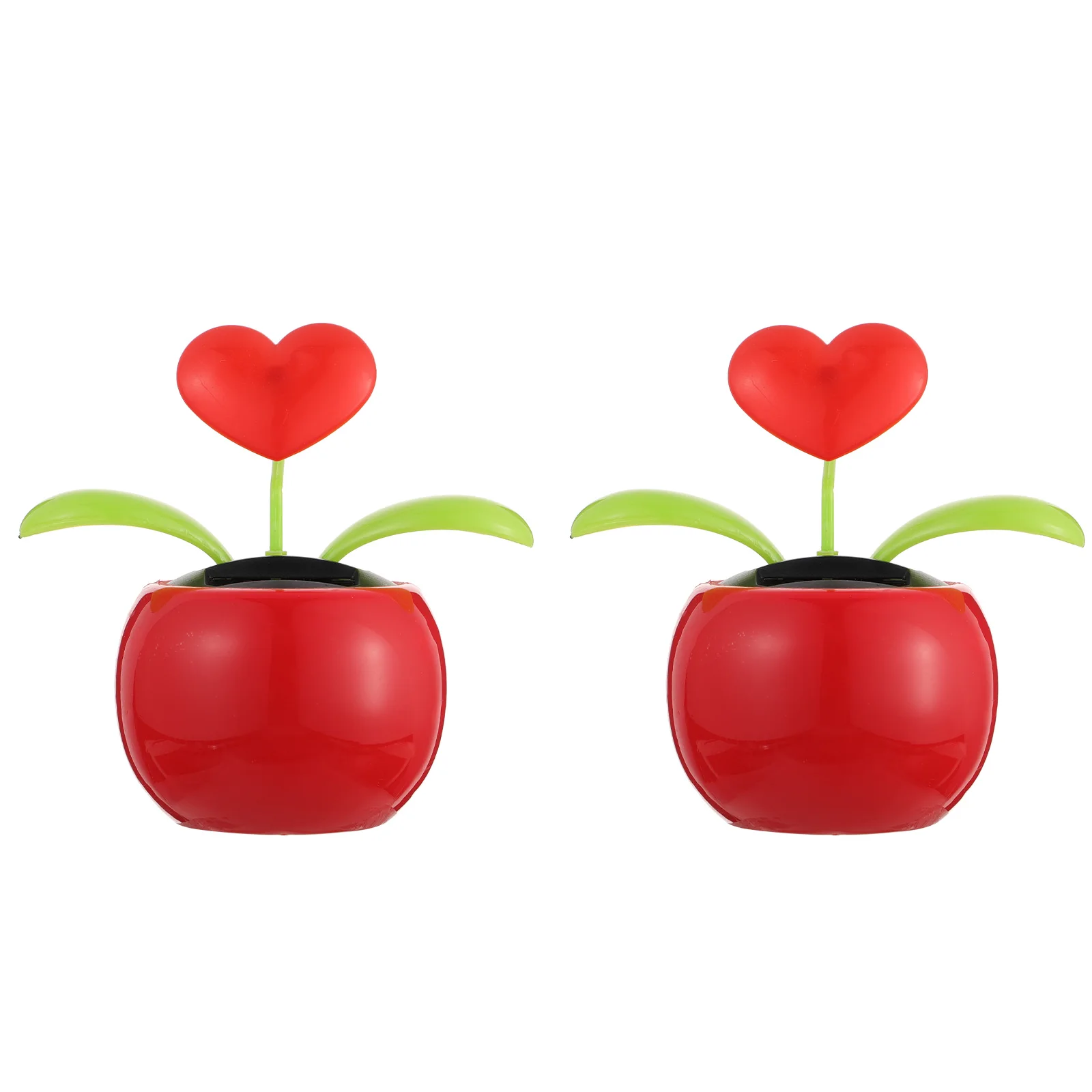 

2pcs Solar Powered Dancing Auto Swinging Car Dashboard Decoration Desktop Ornament For Office Home Interior Accessories Solar