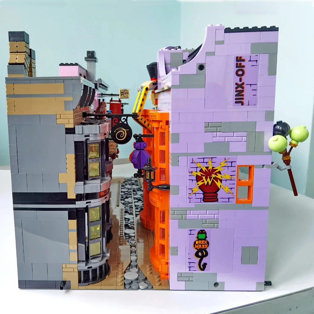 5544Pcs Adjacent Alley Street View Model The Ministry of 75978 Moc Modular Building Blocks Bricks Action Dolls Kid Christmas Toy