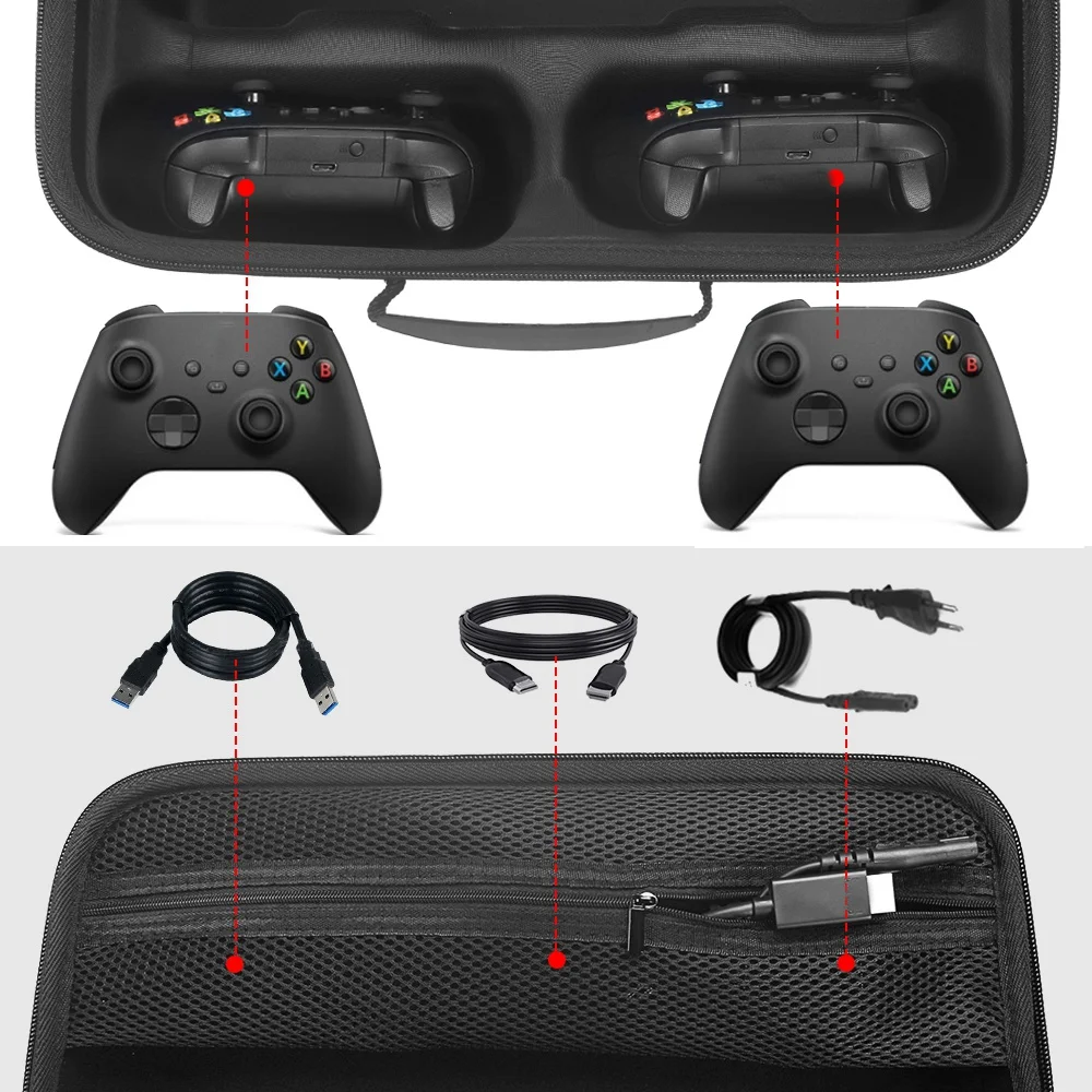 

ABWR-Guard Anti-Scratch Carrying Case Storage Bag For Series X For Series X Console Console Machine Accessories