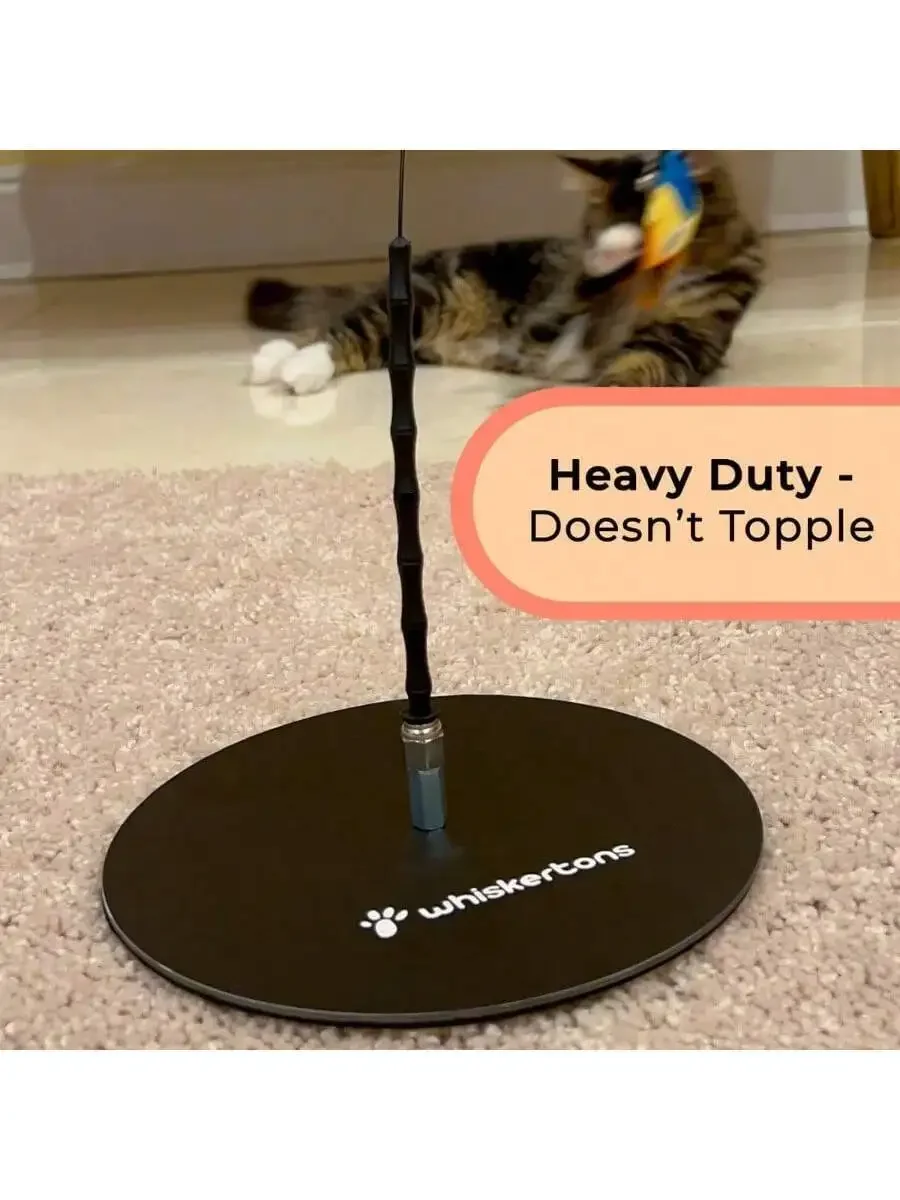 

Interactive Bird Simulation Cat Toy With Feathered Birds Catnip Infused Heavy Duty Base