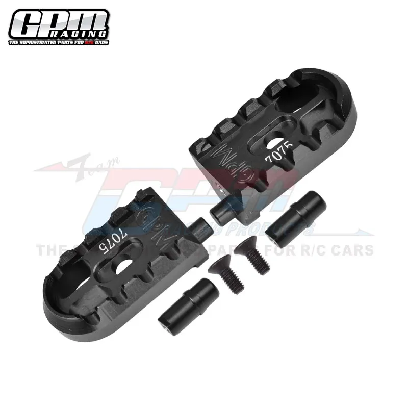 Set pedane moto GPM alluminio 7075 LOS261006 per moto LOSI 1/4 promo-Mx