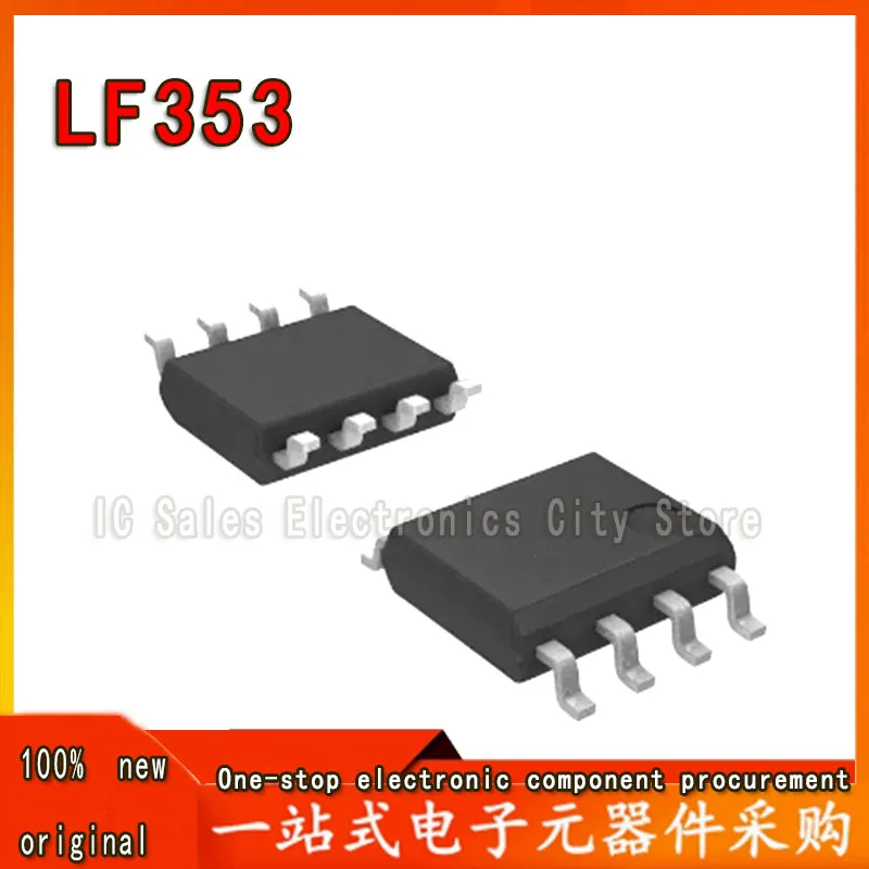 LF353DR LF353M LF353 SOP-8, 20 sztuk