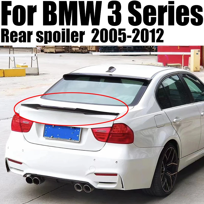 

For to BMW 3 Series E90 323i-335i M4 Style carbon fiber car modification parts, rear trunk lid spoiler 2005-2012