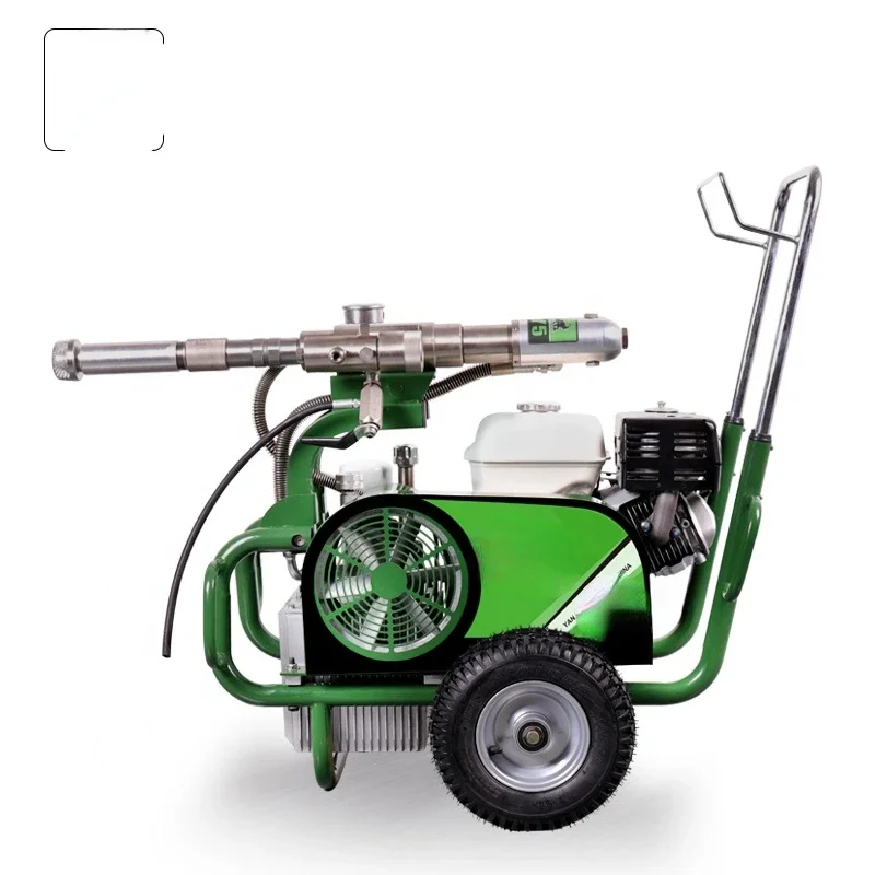 Y5 16L/min 260Bar high pressure airless putty spray machine with hydraulic piston