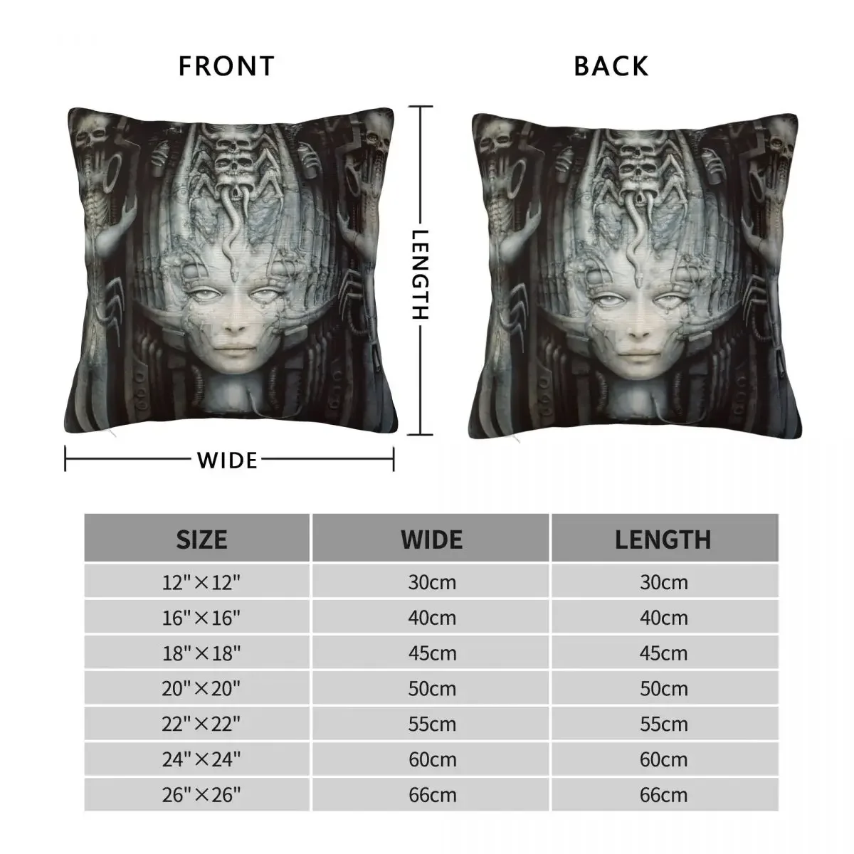 H.R Giger - Li 1 - Art Throw Pillow home decor items christmas decorations 2024