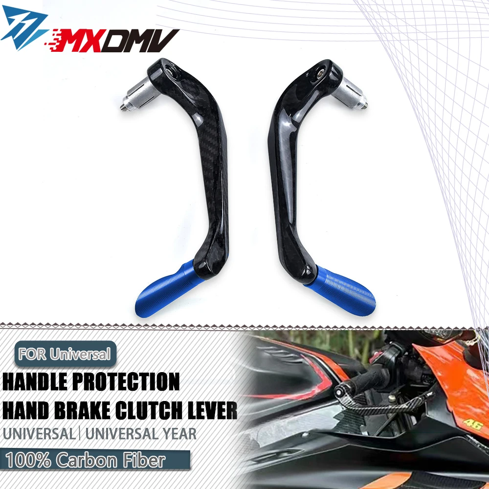 

1 Pair Universal 100% 3K Real Carbon Motorcycle brake clutch lever Safe Protection For NINJA 650 400 Z800 Z400 Z600 CB650