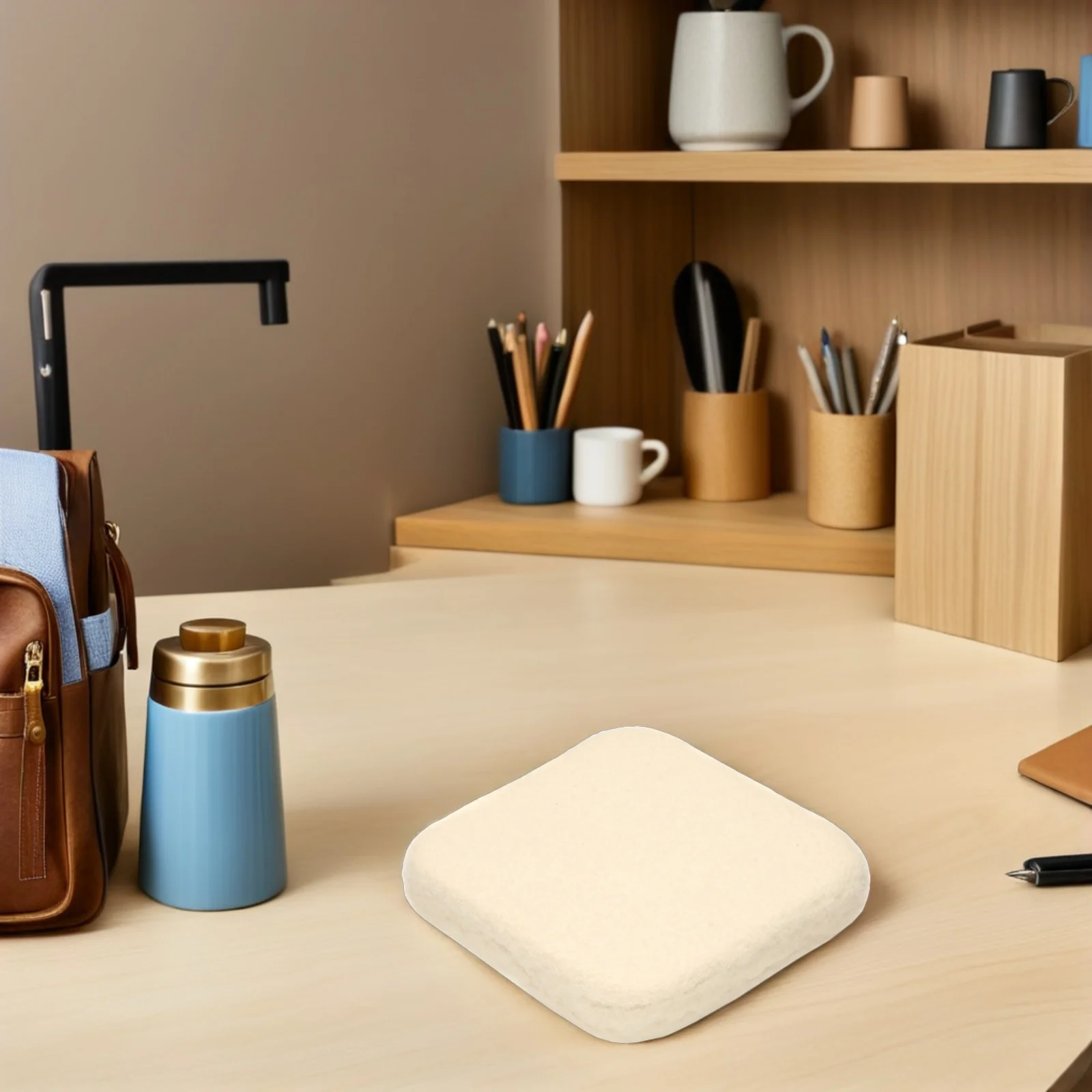 

Needle Felting Mat Pure Wool Craft Pad for Smooth Needlework Clear Color Visibility Stable Base for Embroidery Projects Felt