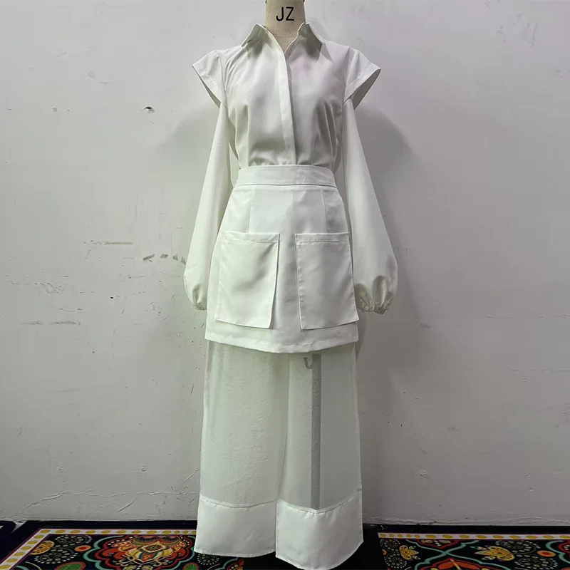 2 Piece Sets Women Shirt Wide Leg Pants Suit Pockets Turn Down Collar Single Breasted Top Trousers Ensemble Streetwear Outfits