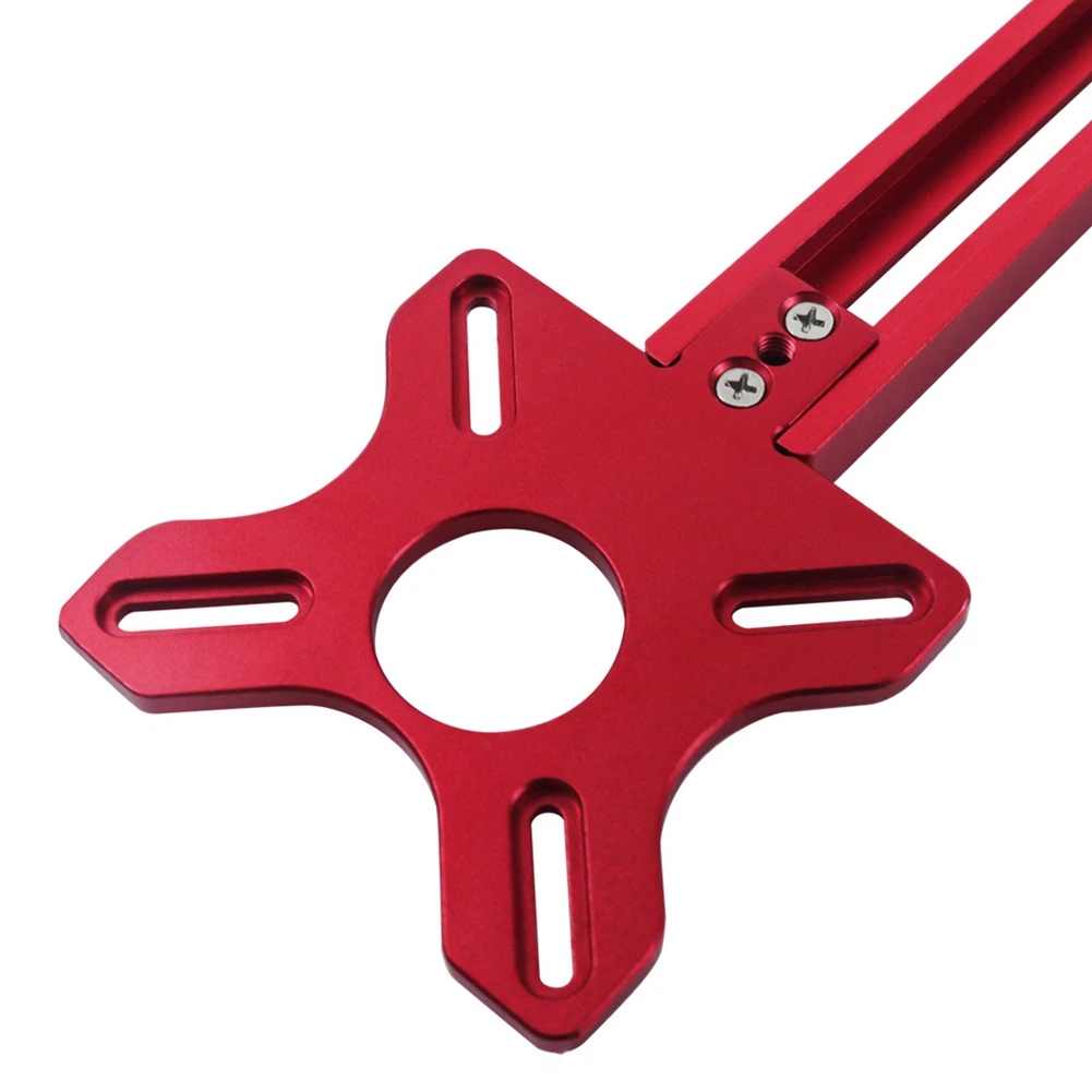 A53Q-Router Milling Groove Bracket Cabinet Hardware Jig Router Circle Cutting Jig Punch Router Milling Groove Bracket