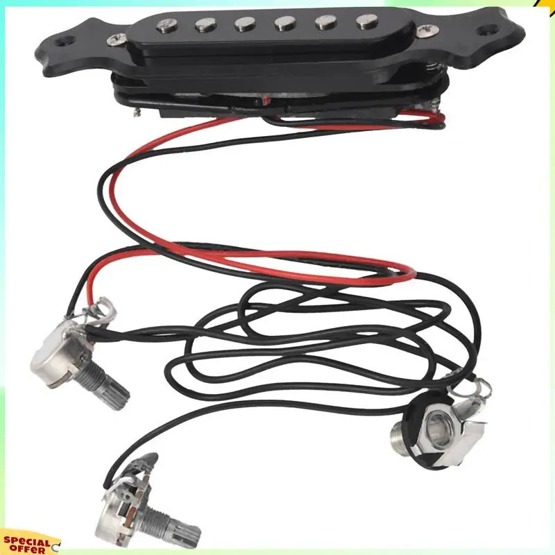 

TURE 8X Magnetic Acoustic Pickup For Guitar Black