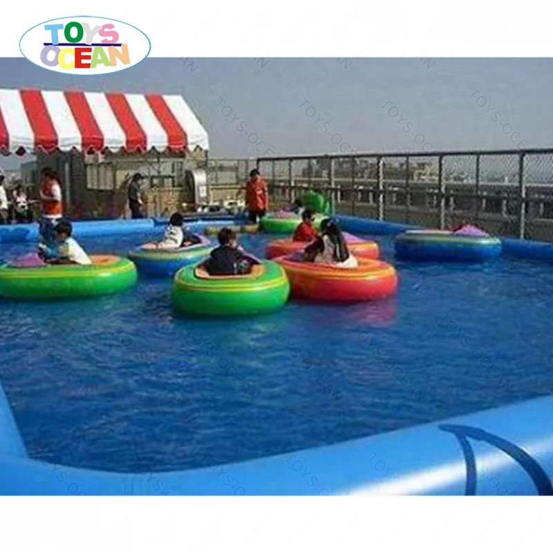 Factory Customized Commercial Amusement Equipment Inflatable Swimming Pool with Hand Boat Kids Pool Park for Sale