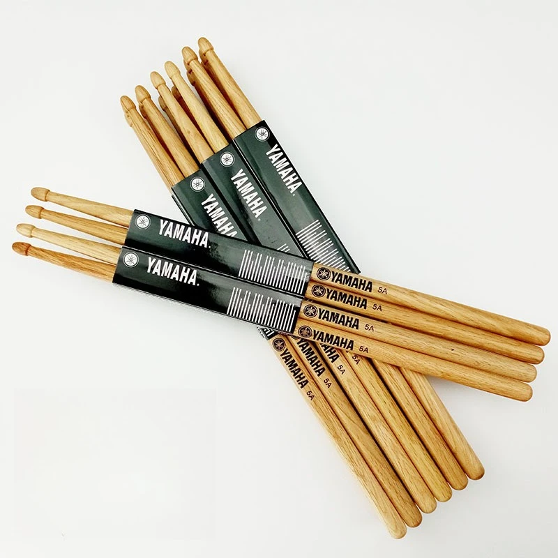 Baquetas de Roble para Batería, para Adultos y Niños, Baquetas de Madera Sólida para Práctica, Baquetas de Jazz, Accesorios para Instrumentos