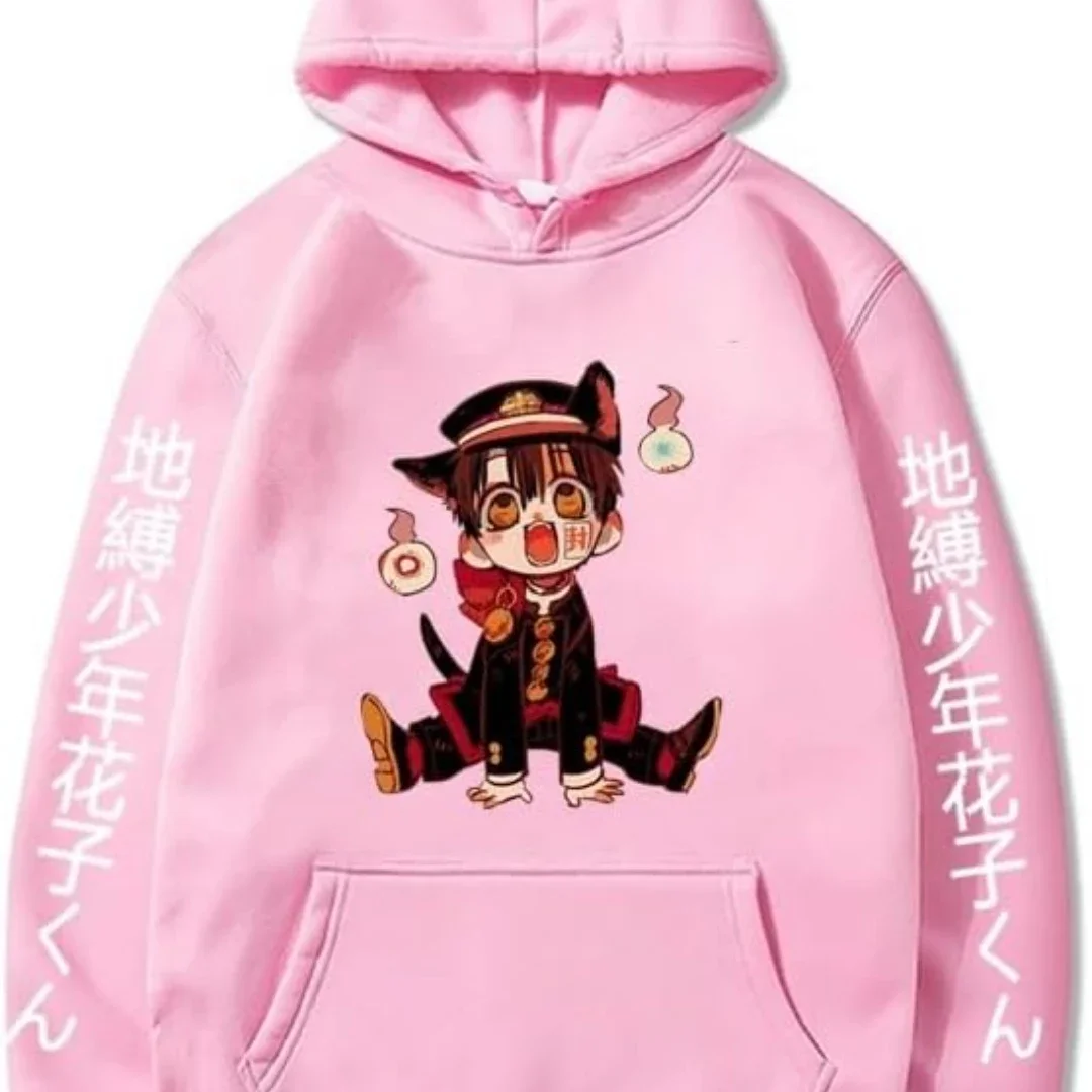 2024 New Anime Toilet Bound Hanako Kun Hoodies Unisex Harajuku Cartoon Long Sleeve Streetwear Casual Sweatshirts Pocket Tops