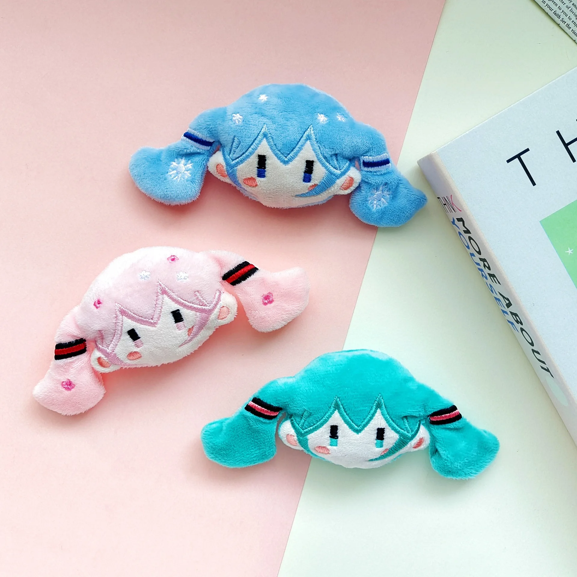 Anime Figure Hatsune Miku Stuffed Toys Brooch Badge Hatsune Miku Anime Figure Periphery Accessories Things Brooch Badge Gift New