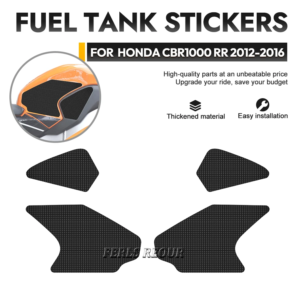 For Track Curve Daily Riding Tank Traction Side Grips For HONDA CBR1000 RR 2017-2019 Grid Rubber Sportbike Popular Mod Kits 5