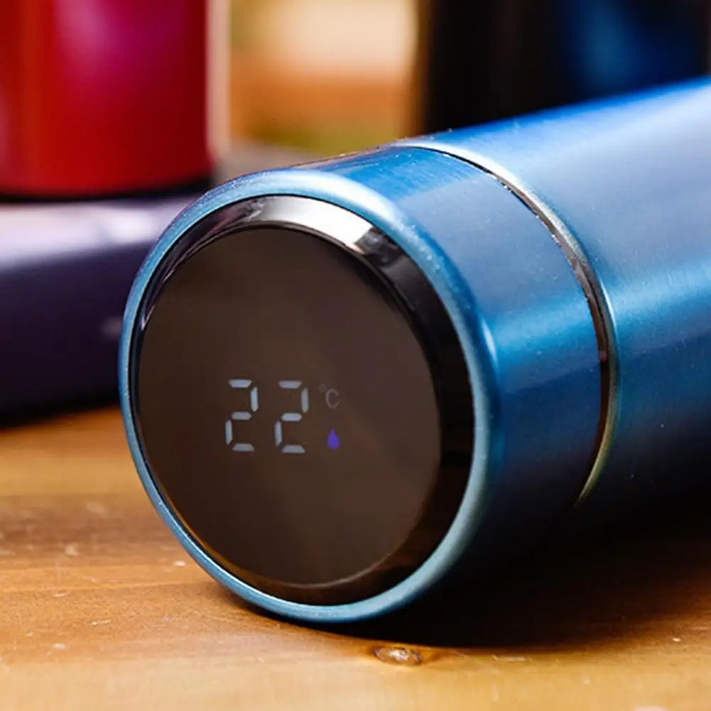 Portable Leak-proof Thermal Mug Smart Thermal Mug Stainless Steel Vacuum Insulated Thermal Mug with Temperature Display for Hot
