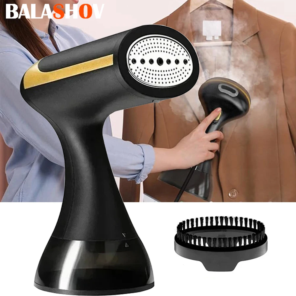 Piroscafo per indumenti portatile 220V 1500W Ferro da stiro a vapore elettrico per tessuti domestici 350ml Portatile verticale a calore rapido per stirare i vestiti