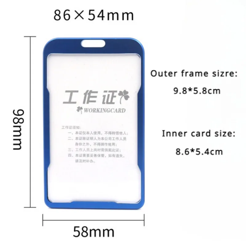 حامل شارة معدني للعاملين والممرضات ، حقيبة تصريح العمل ، بطاقة الهوية ، غطاء بطاقة العمل ، غلاف بطاقة الائتمان ، مجموعة واحدة