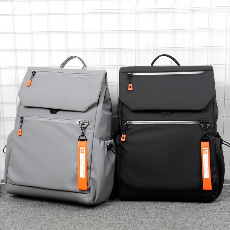 Luminous Backpack Men's Large Capacity Travel Laptop Bag Watertight Men's Backpack Advanced Sense College Student Schoolbag