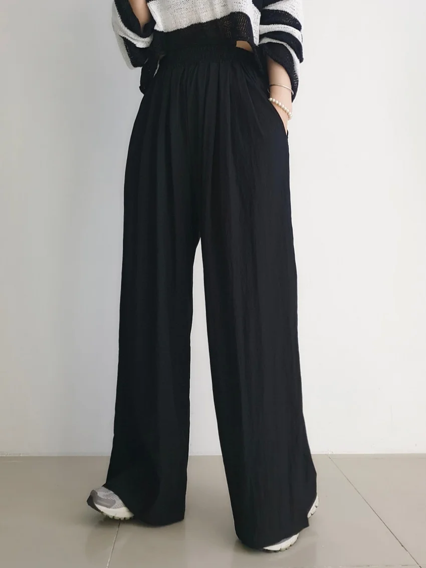 Alien Kitty Chic Fashion Wide Leg Pants New Loose Women Daily Autumn 2026 Mopping OL High Waits Streetwear Casual Mujer Camping