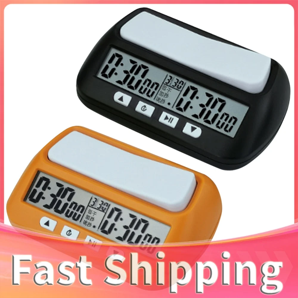 Digital Chess Competitions Timers with Memory and Step Function I-GO Match Count Up Down Timer Battery Powered Gifts Referee Use