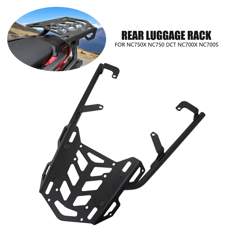 

For Honda NC750X Rear Luggage Rack NC 750 X 750X NC750 DCT NC700X NC700S 2012-2025 2024 Motorcycle Top Case Rear Rack Carrier
