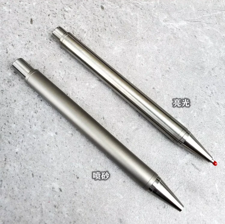 Imagem -02 - Pure Titanium Alloy Pen Tc4 Assinatura de Caligrafia Tactical Bolt Action Pen pc