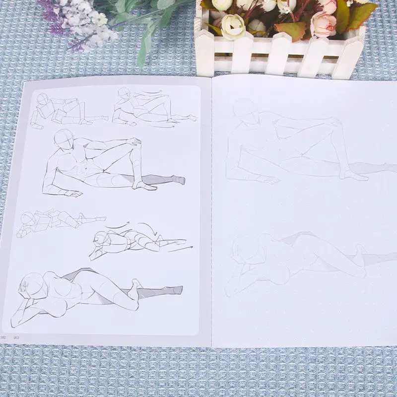 Game Animation Human Body Structure Dynamic Refining Exercise Book Art with Dynamic Anatomy Sketch Basic Introduction