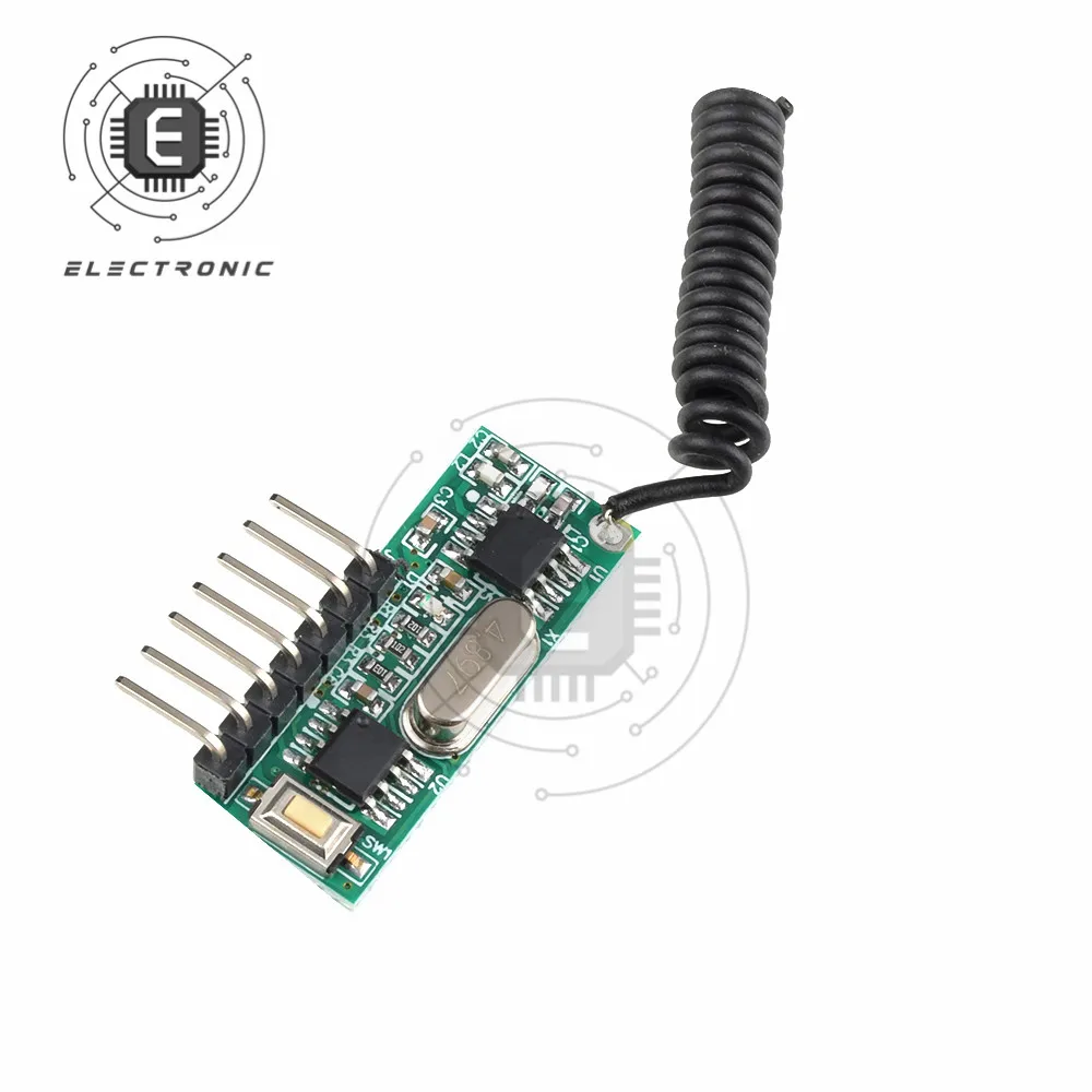 DC3.3-5V 4 채널 디코딩 수신기 출력 모듈 4 채널 315MHz 무선 코딩 송신기 315MHz 원격 제어