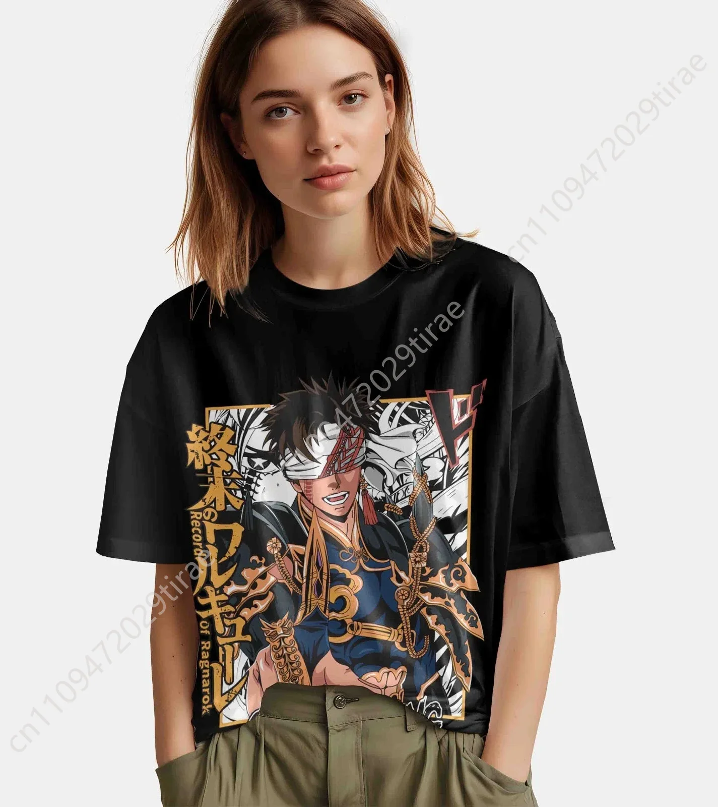 Ragnarok Shirt Top Anime T-shirt QIN SHI HUANG Printed Men's and Women's Summer Pure Cotton Comfortable and Fashionable Top - view 2