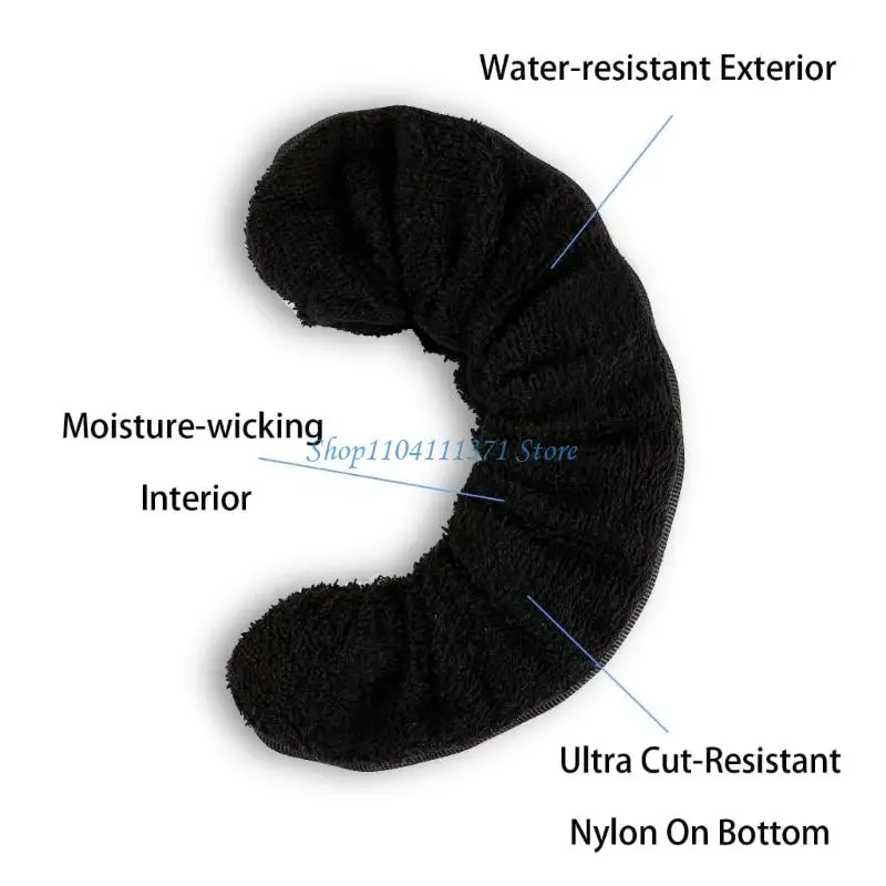 P9FC الجليد تزلج باطن غطاء حامي الهوكي الجليد تزلج باطن الحرس أغطية الأحذية الناعمة #5