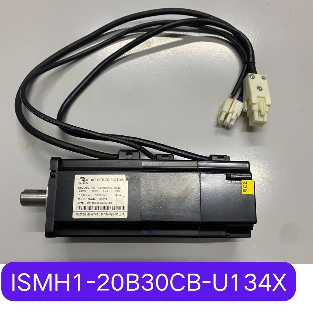 

Used ISMH1-20B30CB-U134X servo motor 200W Test OK Fast Shipping