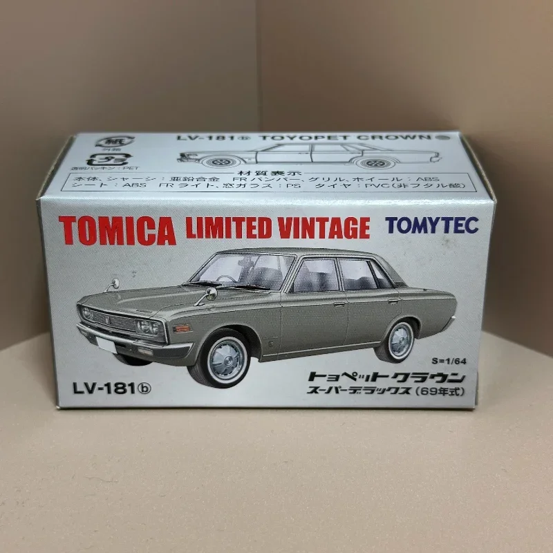 TAKARA TOMYTEC Tomica 1/64 TLV-181a TLV-181b Toyota Crwon Super Deluxe lega giocattolo motore pressofuso modello in metallo regali