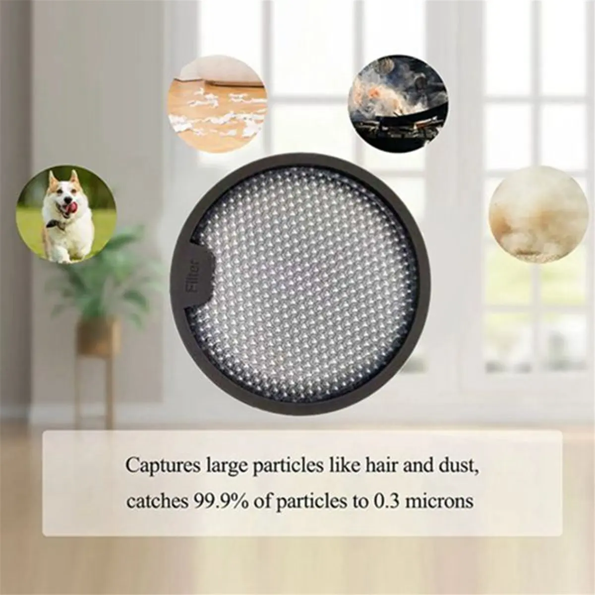 

(A25M) 6PCS for Dreame Z10 Station Robot Vacuum Cleaner Parts Replacement HEPA Filter Roller Brush Dust Bag