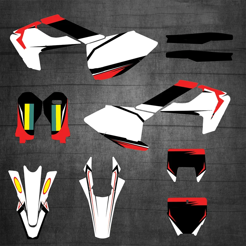 

applique Sticker kit For Husqvarna FC TC FE TE FX 2016 2017 2018 2019 Motocross Graphic background