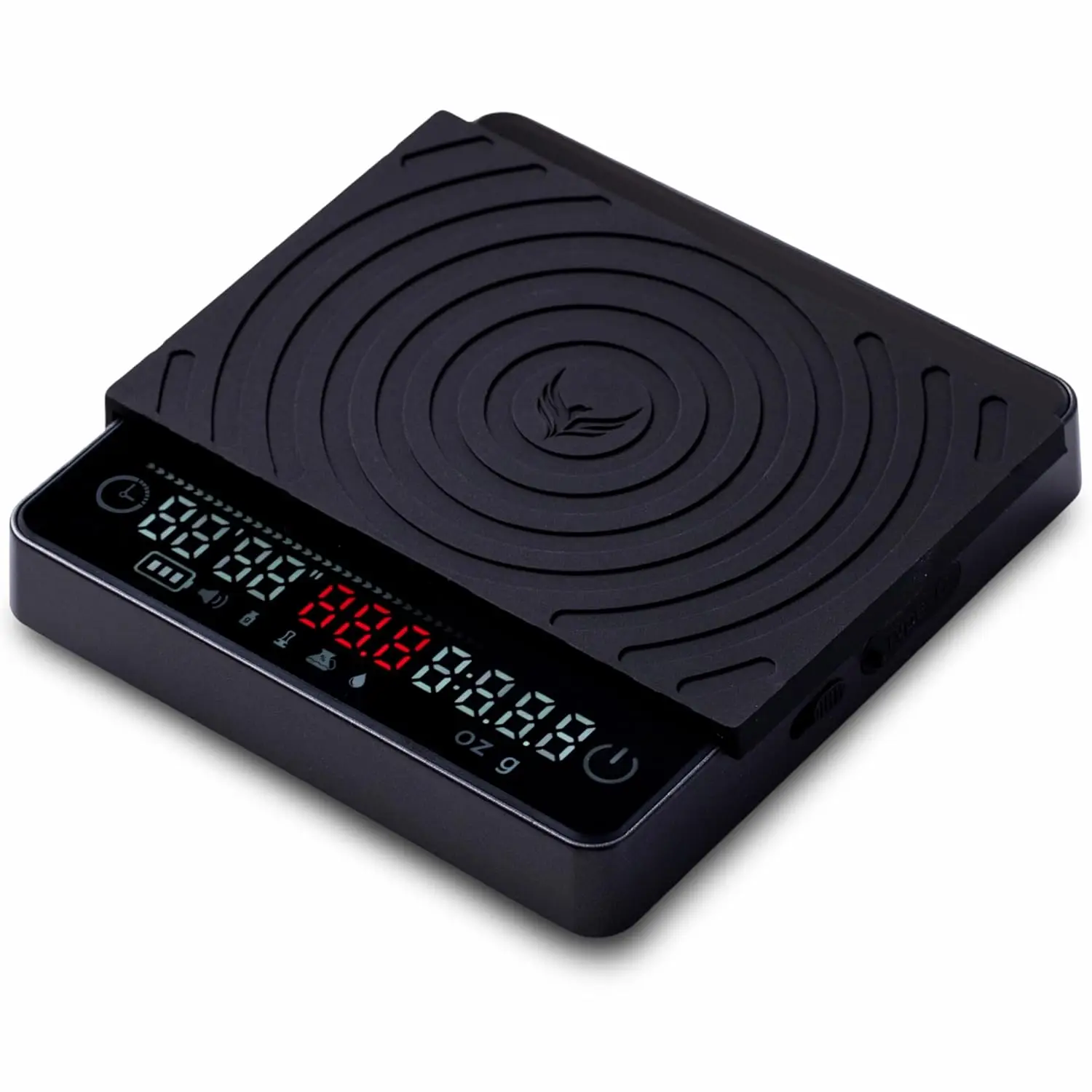 

Smart Coffee Scale – Easy Use Digital Espresso Scale with Timer, Auto Tare & Flow Rate Indicator – Compact Rechargeable Weight S