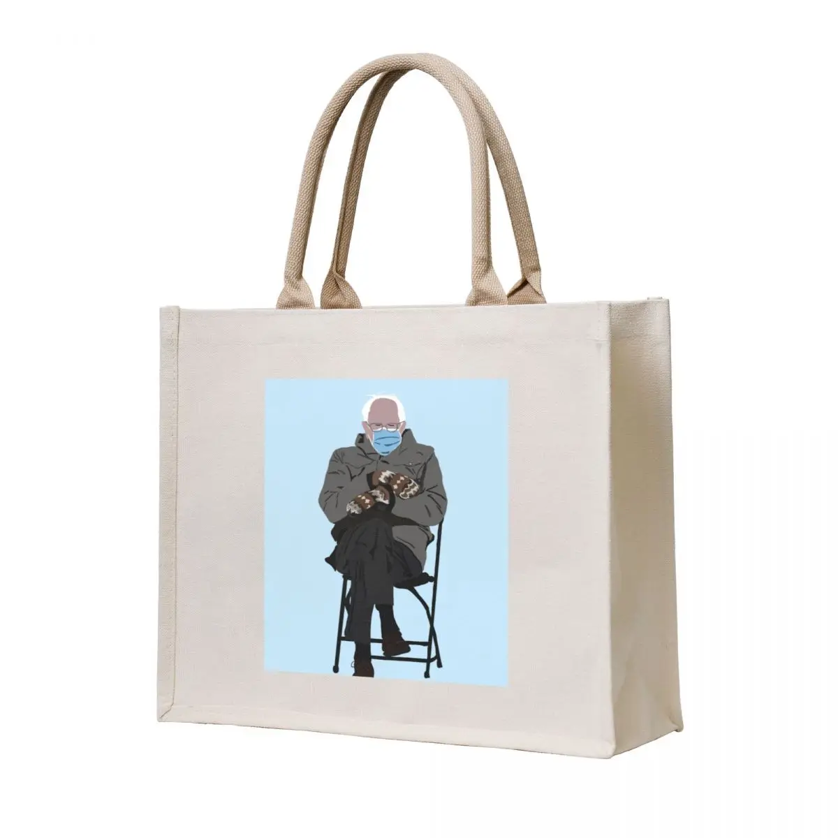 

Bernie sanders mittens Tote Bag custom fabric bag tote bag university Big