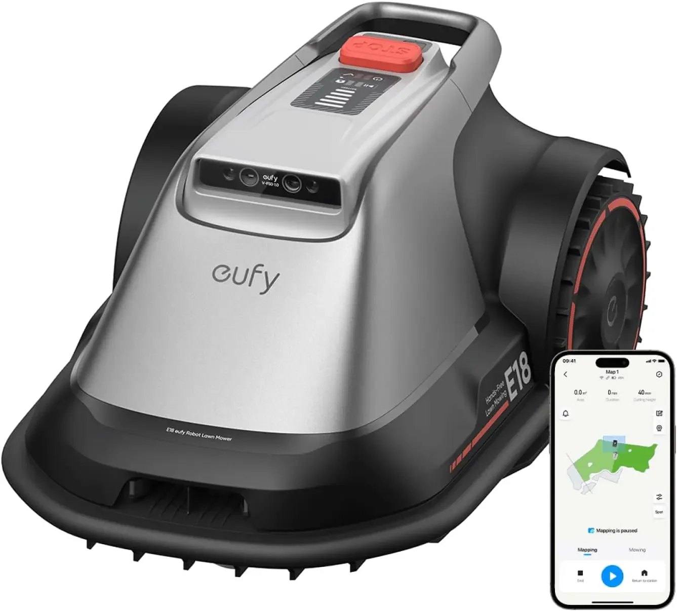 

Drop Shipping Brand New Wholesales Buy 3 get 1 Free eufy Robot Lawn Mower E15, No Wire, No RTK, No Signal Issue, Hands-Free Auto