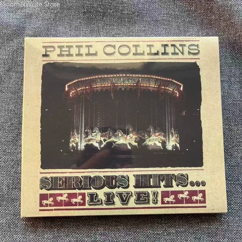 

Live Performance of Classic Hit Songs in British Pop Rock Legend. Phil Collins' Music CD Serious Hits...Live! Album Music Gifts