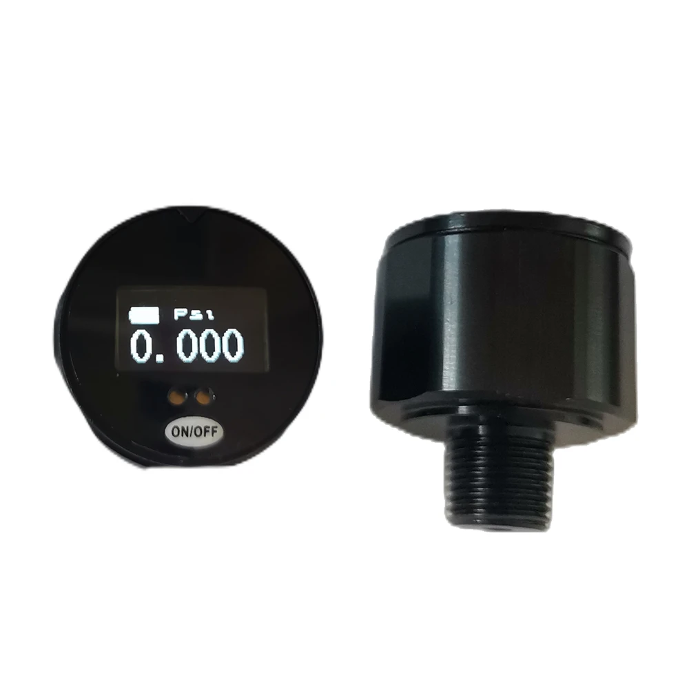 1/8''NPT Thread 1inch Mini Digital Pressure Gauge 25mm Diameter Manometer 6000PSI