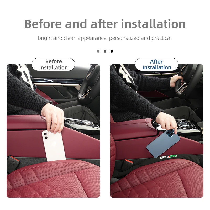 Universal Car Seat Gap Plug Filler Leak Proof Strip Pads For Skoda Octavia 2 3 Rapid Kodiaq Karoq Fabia Kamiq Superb MK3 view 5