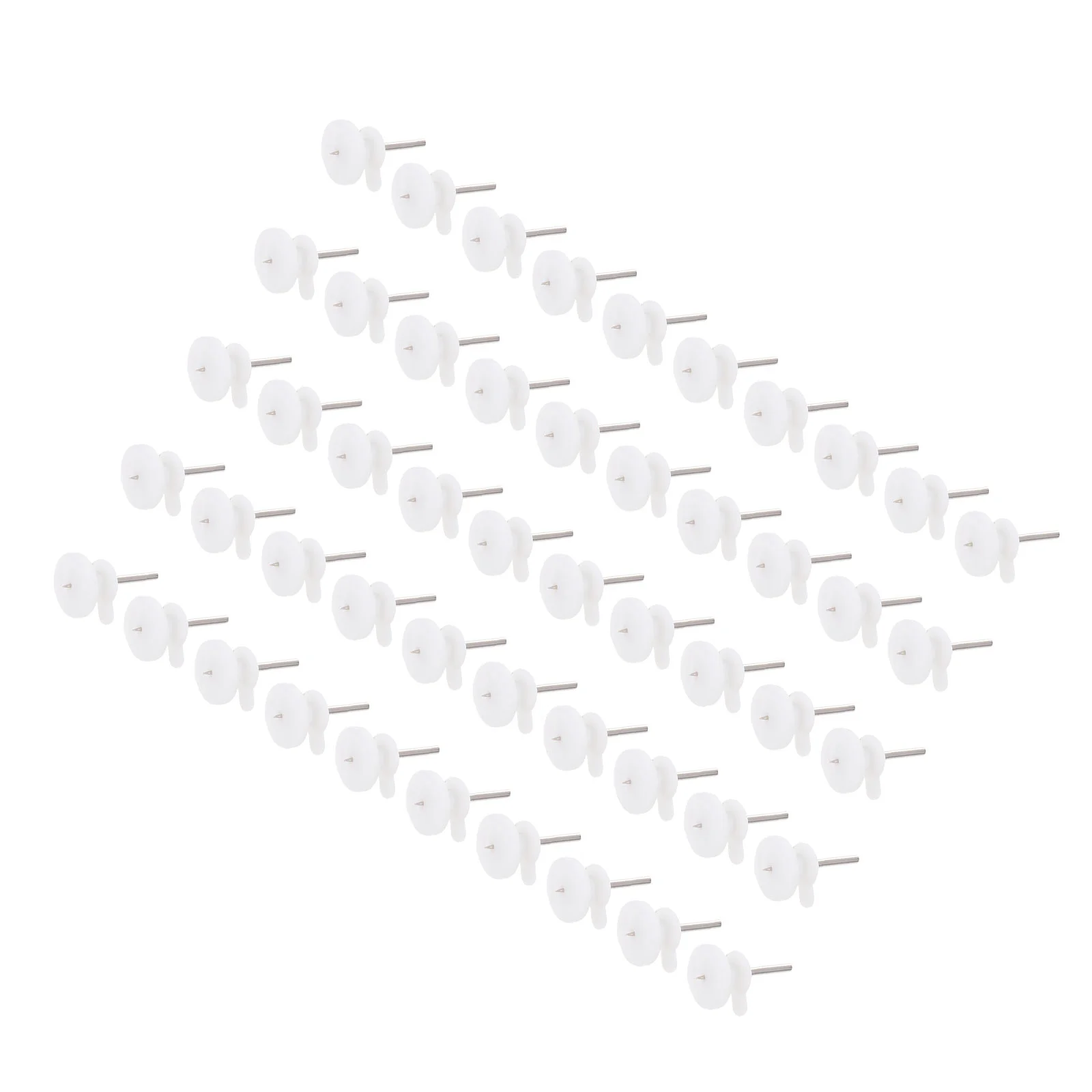 50 Pcs Mini White No Trace Wall Hooks Steel Photo Frame Hangers Painting Photo Nails Heavy Duty Hanger Accessories Home Decor