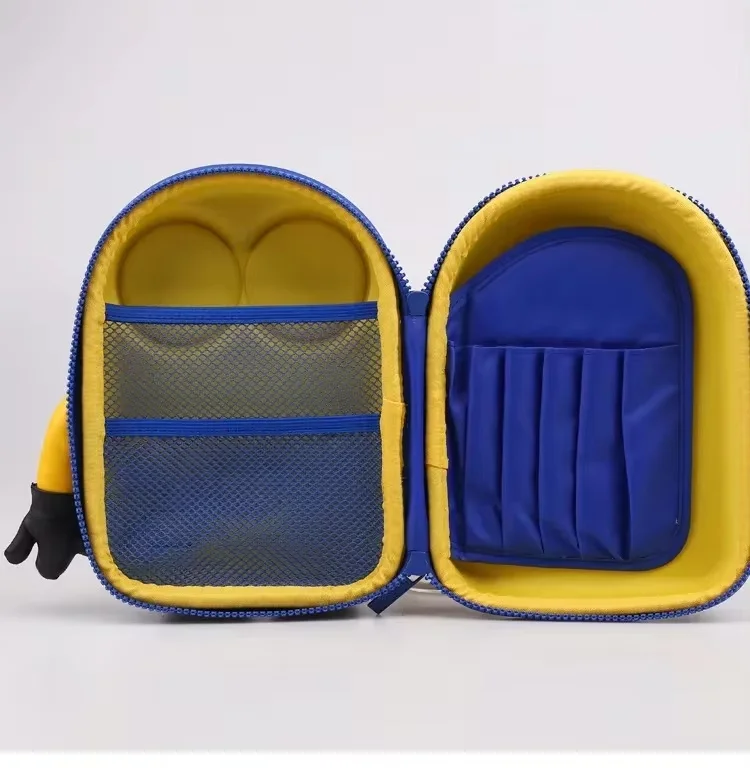 Minions amarillos Smiggle australianos originales para niños, mochila ligera de gran capacidad, carcasa dura, estuche para bolígrafos, regalos