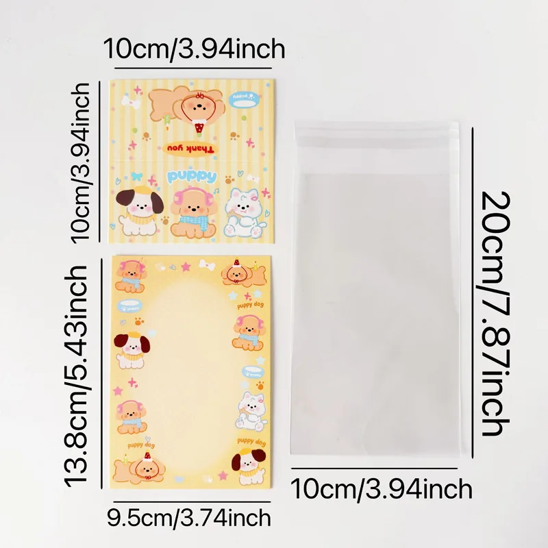 10-teiliges Kawaii Kpop-Kartenpaket-Set für Welpen, Katzen, Capybara, Fotokartenhalter mit Trägerbrett, Kartenschutz für Geschenkverpackungen – Detail 11