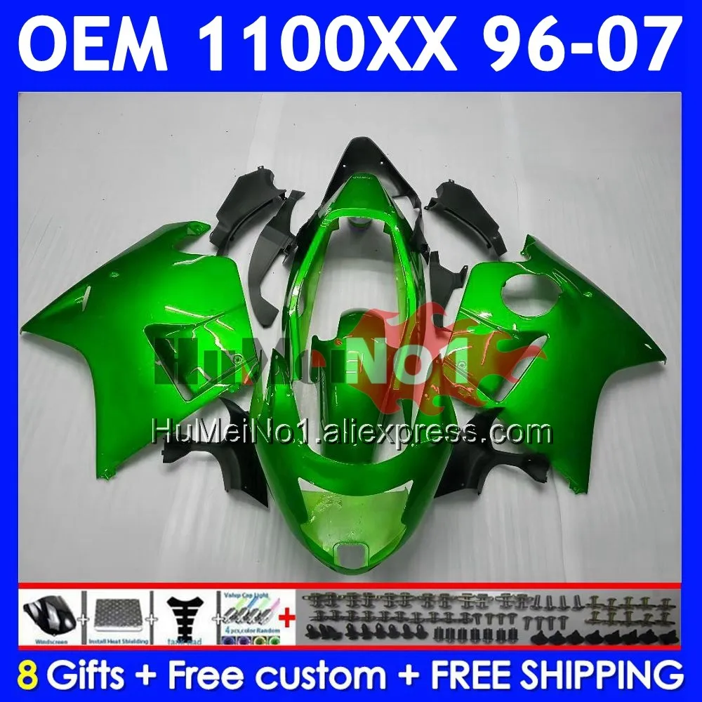 OEM Blackbird For HONDA CBR 1100 XX 1100XX 70No.133 CBR1100XX 96 97 98 99 00 01 02 2003 2004 2005 2006 Light green 2007 Fairing