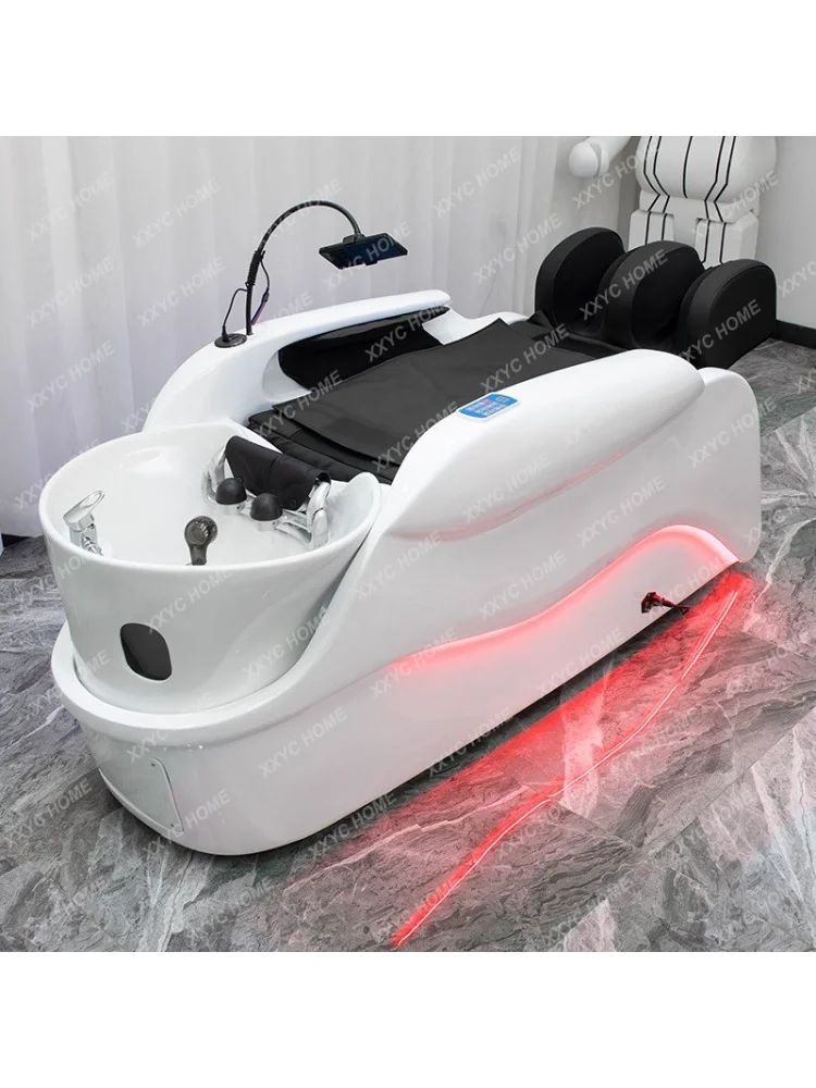 Automatic Intelligent Massage Shampoo Bed Electric Elevating Bed Barber Shop Thai Water Circulation Head Treatment Bed