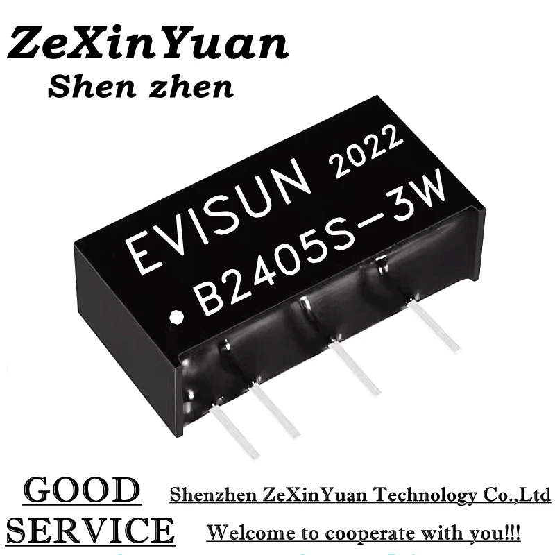 5PCS B2403S-3W B2405S-3W B2409S-3W B2412S-3W B2415S-3W B2424S-3W 24V TO 3.3V 5V 9V 12V 15V 24V 3W DC-DC isolapted power module