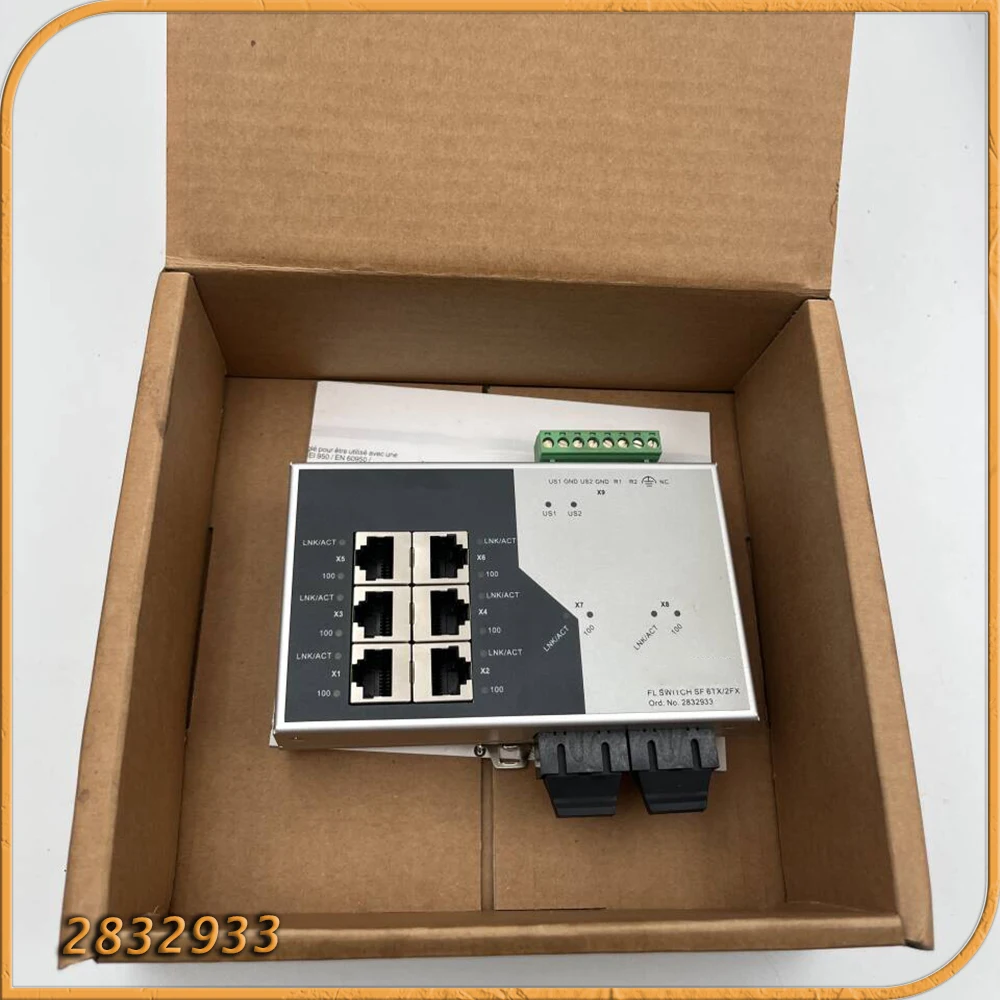 2832933 For Phoenix Industrial Ethernet Switch FL SWITCH SF 6TX/2FX