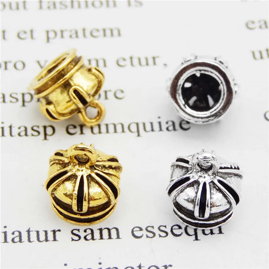 12pcs Vintage Zinc Alloy Crown Charms For Jewelry Crafts Bracelet Pendants Antiqued Color DIY Findings 10mm
